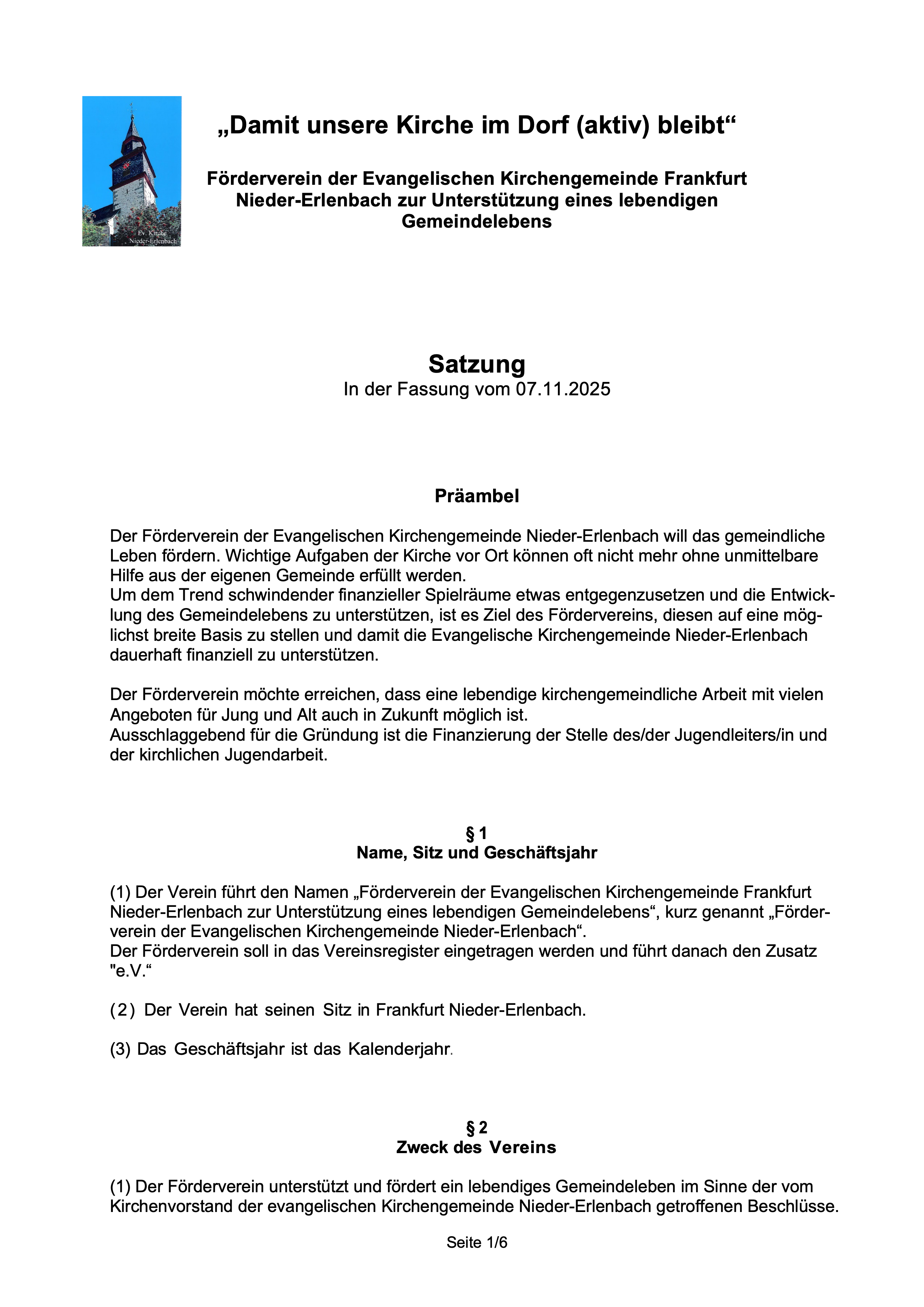 Satzung Endfassung Page 1
