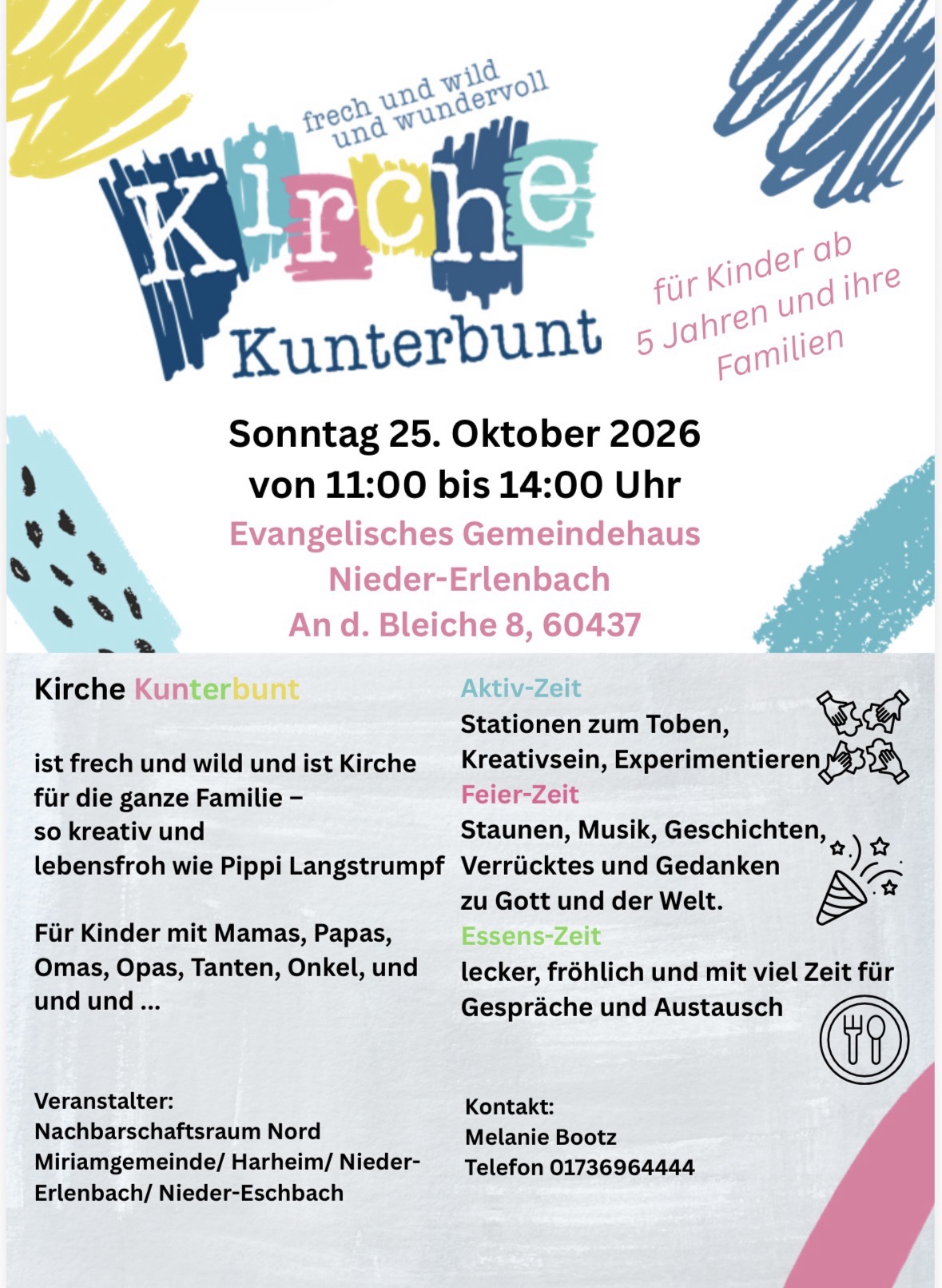 Kirche Kunterbunt am 26. Oktober 2026